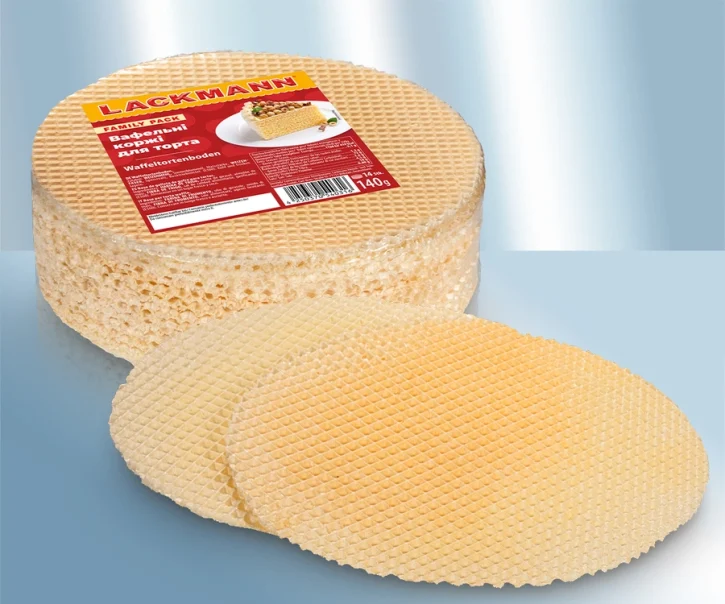 Вафельная основа для торта Lackmann 140 гр.