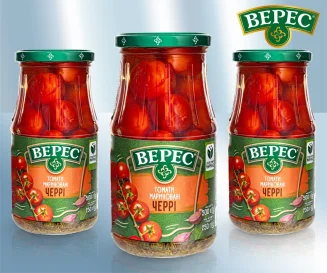 Помидоры черри маринованные 250 гр. Veres