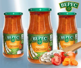 Фасоль с овощами 500 гр. Veres