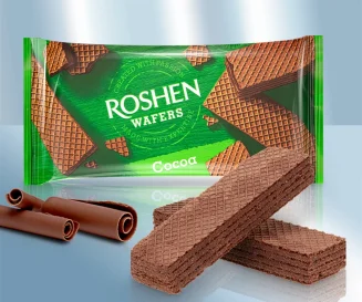 Вафли с шоколадным вкусом 216 гр. Roshen