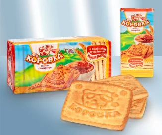 Печенье сахарное с вареной сгущенкой 280 гр. RotFront