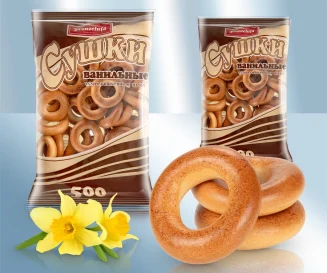 Сушки ванильные 500 гр. Franzeluta