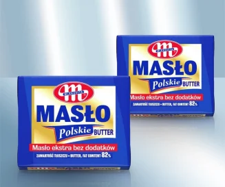 Масло сливочное 82% жир. "Mlekovita" 200 гр.