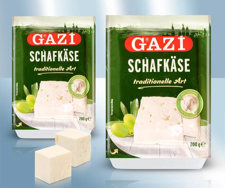 Feta cheese soft from sheep's milk 50%. "Lackmann" 200 gr.