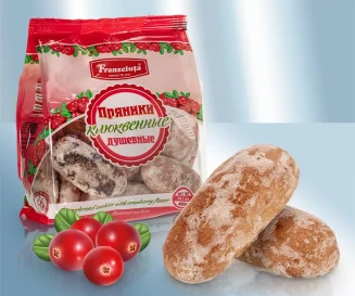 Пряники Клюквенные 400 гр. Franzeluta