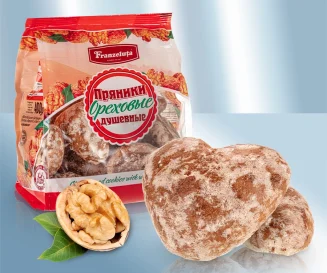 Пряники с ореховые 400 гр. Franzeluta