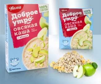 Каша овсяная с яблоком. "Uwelka" 200 гр.