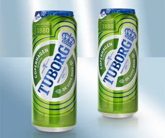 Bier "TUBORG", 5,0%, 500 мл.
